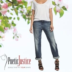 Poetic Justice Verla True Boyfriend Straight Fit Jean